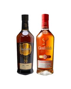 Whisky Glenfiddich 30 Años 700ml + Whisky Glenfiddich 21 Años 700ml