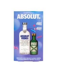Vodka Absolut Azul 750ml + Vodka Absolut Extrakt 200ml