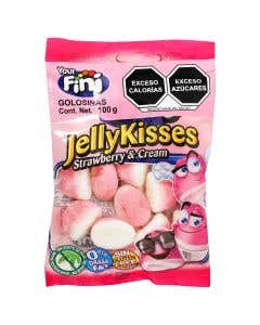 Golosinas Jelly Kisses Fresas con Crema 100 grs