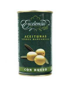 Aceituna Verde con Hueso Excelencia 350 grs