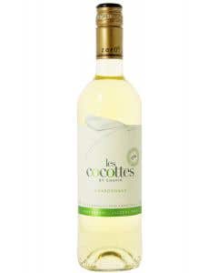 Vino Blanco les Cocottes Chardonnay sin alcohol 750 ml