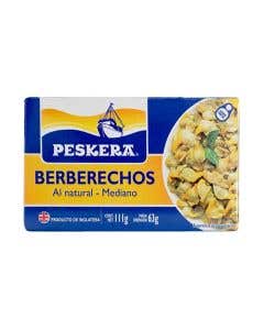 Berberechos Peskera Al Natural 111gr