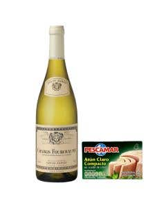 VB CHABLIS 750ML+ATUN ACEITE OLIVA 110GR