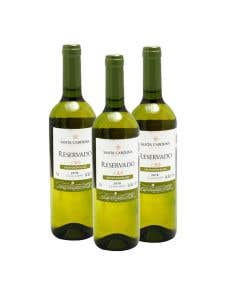 3X2 Vino Blanco Santa Carolina Sauvignon Blanc Reservado - 750ml