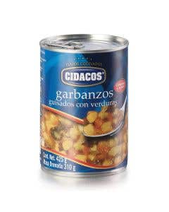 Garbanzos Cidacos Con Verduras - 425 grs