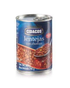 Lentejas Cidacos  Con Chorizo - 425 grs