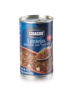 Lentejas Cidacos  Con Verduras - 425 grs