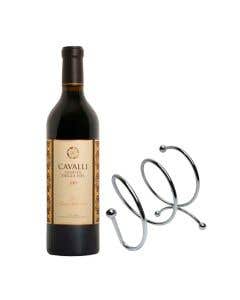 Vino Tinto Roberto Cavalli - 750 ml + Portabotellas Espiral