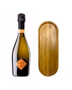 Vino Espumoso Prosecco Cascine - 750 ml + Charola de Quesos