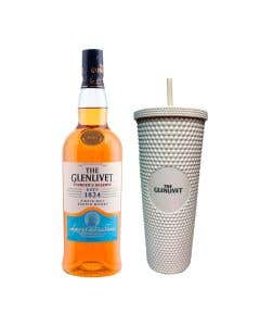 Whisky Glenlivet Founder's Reserve 750 ml + Vaso Color Blanco