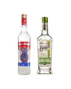 Vodka Stolichnaya Chamoy 750ml + Ron Bayou White 750ML