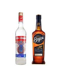 Vodka Stolichnaya Chamoy 750ml + Ron Bayoou Reserve 750ML