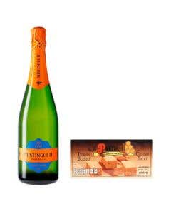 Vino Espumoso Mistinguett Cava Semi Seco Bio 750 ml + Turron Blando Antiu Xixona El Panal - 200 grs