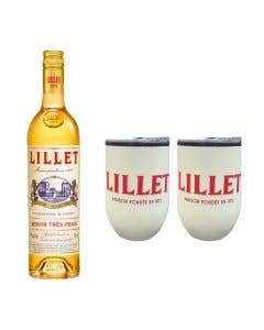 Aperitivo Lillet Blanco 750ML + 2 Termos