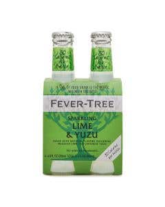 Agua Tónica Fever Tree Lima & Yuzu  4 Pack 200ml