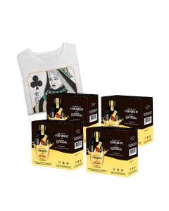 Licor Corajillo Rompope Coronado 2 Pack 100ML C/U + Playera de Reina