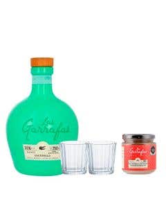 Tequila Las Garrafas Blanco Cocodrilo 750 Ml+ Salsa Chile De Árbol
