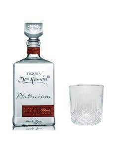 Tequila Don Ramón Reposado Cristalino Platinum 700 ml + 2 vasos de cristal