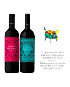 Vino Tinto Hacienda San Miguel Syrah 750 ml + Vino Tinto Hacienda San Miguel Cabernet Sauvignon Reserva 750 ml + Alebrije