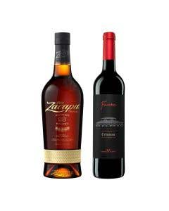 Ron Zacapa Solera 23 Años 750 ml + Vino Tinto Gran Colegiata Crianza 750 ml