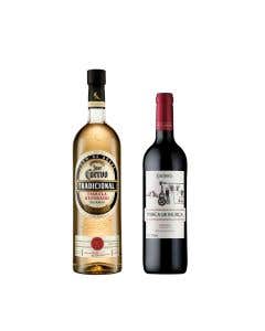 Tequila Jose Cuervo Tradicional Reposado 950 ml + Vino Tinto Porca Murca Crianza 750 ml