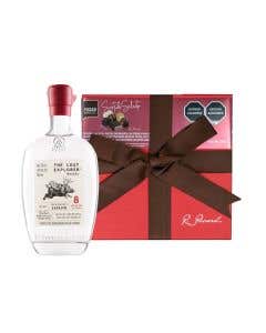 Mezcal The Lost Explorer Espadín 750 ml + Estuche Surtido Selecto 270 grs