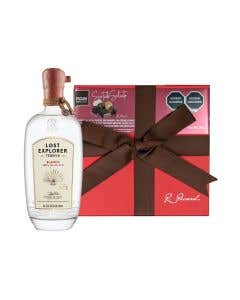 Tequila The Lost Explorer Blanco 750 ml + Estuche Surtido Selecto 270 grs