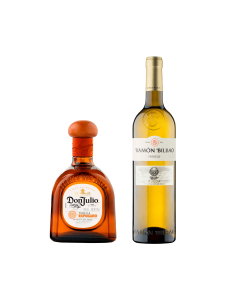 Tequila Don Julio Reposado 700 ml + Vino Blanco Ramon Bilbao Verdejo 750 ml