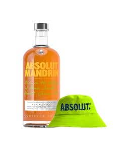 Vodka Absolut Mandrin - 750 ml +  Bucket Hat