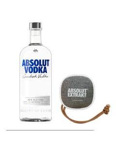 Vodka Absolut Azul - 1 L + Bocina