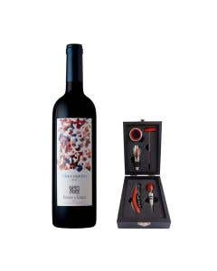 Vino Tinto Viña Coqueta 750ml+ Estuche de Accesorios para Vinos