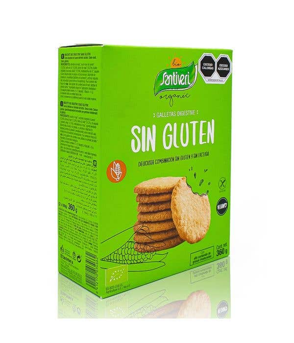 Galletas Digestive Sin Gluten Santiveri