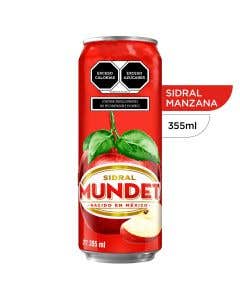 Refresco Sabor Manzana Sidral Mundet  355 ml