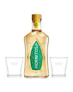 Tequila Sauza Hornitos Reposado 700 ml + 2 Vasos Hornitos