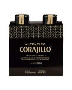 licor Auténtico Corajillo 2 piezas de 100 ml c/u