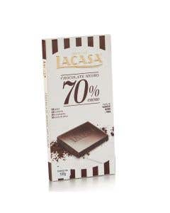 Chocolate LACASA Negro 70% Cacao - 100gr
