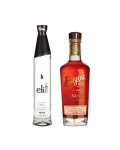 Vodka Elit - 700 ml + Ron Bayou Xo 750ml