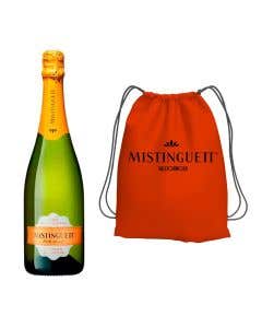 Vino Espumoso Mistinguett Cava Brut Nat Bio 750 ml + Mochila