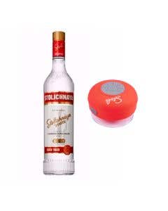 Vodka Stolichnaya Spirit 750 ml + Bocina Roja