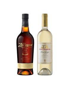 Ron Zacapa Solera 23 Años 750 ml + Vino Blanco Santa Margherita Pinot Grigio 750 ml