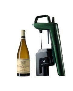 Vino Blanco  Louis Jadot Batard Grand Cru 17 750 ml + Vertedero C/Cap Coravin Model Six Verde