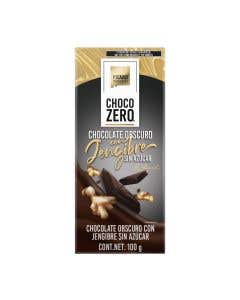 Barra de Chocolate Picard Obscuro Sin Azúcar con Jengibre 100 grs