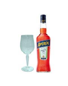 Aperitivo Aperol 700 ml + 1 Copa Aperol