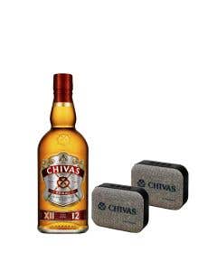 Whisky Chivas Regal 12 Años 750 ml + 2 Bocinas