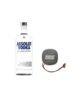 Vodka Absolut Azul 750 ml + Bocina Absolut