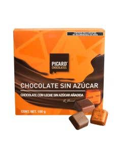 Estuche Chocolate Picard Macizo con Leche Sin Azúcar 100g