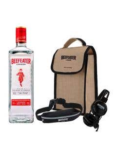 Ginebra Beefeater Dry 750 ml + 1 Bolsa de Yute + 1 Cangurera + 1 Audífonos
