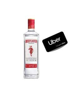 Gin Beefeater 750 ml + 1 Tarjeta Uber 200mxn