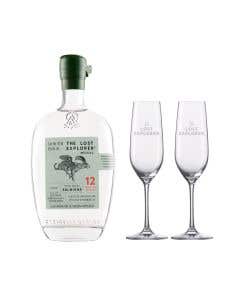 Mezcal The Lost Explorer Salmiana 750 ml + 2 Copas de Cristal